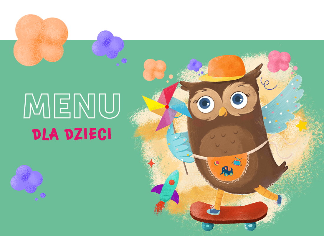 Menu dla dzieci 3d