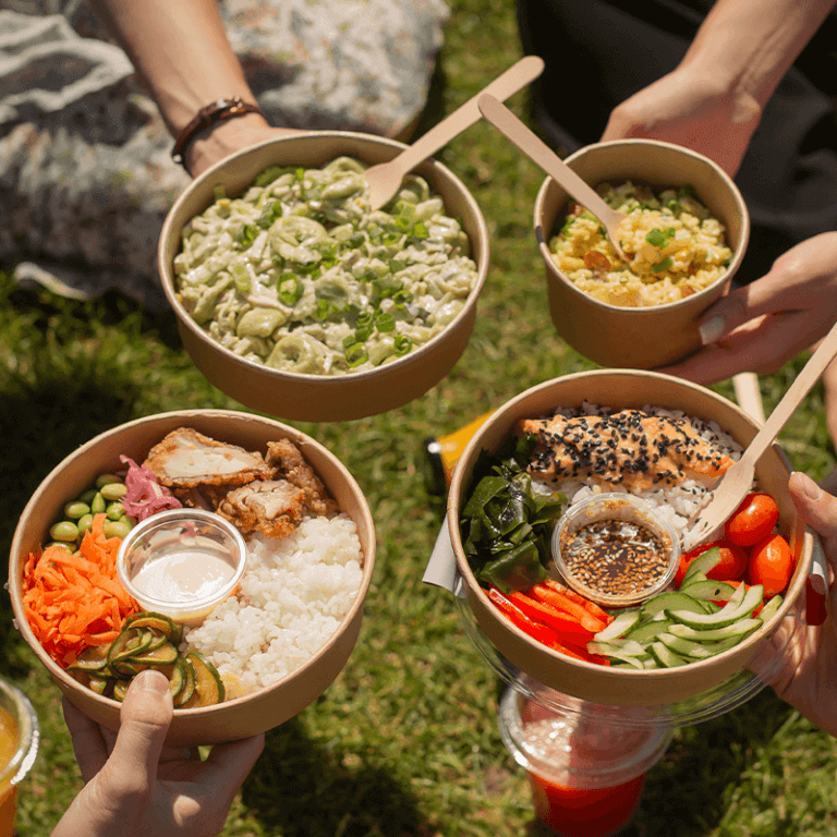 Rice and chicken salad - Mini salads - Breakfast offer - Zdjęcie 3