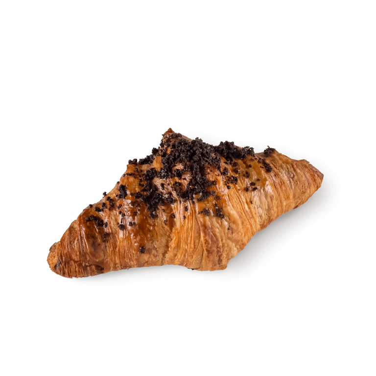 Hazelnut and chocolate croissant