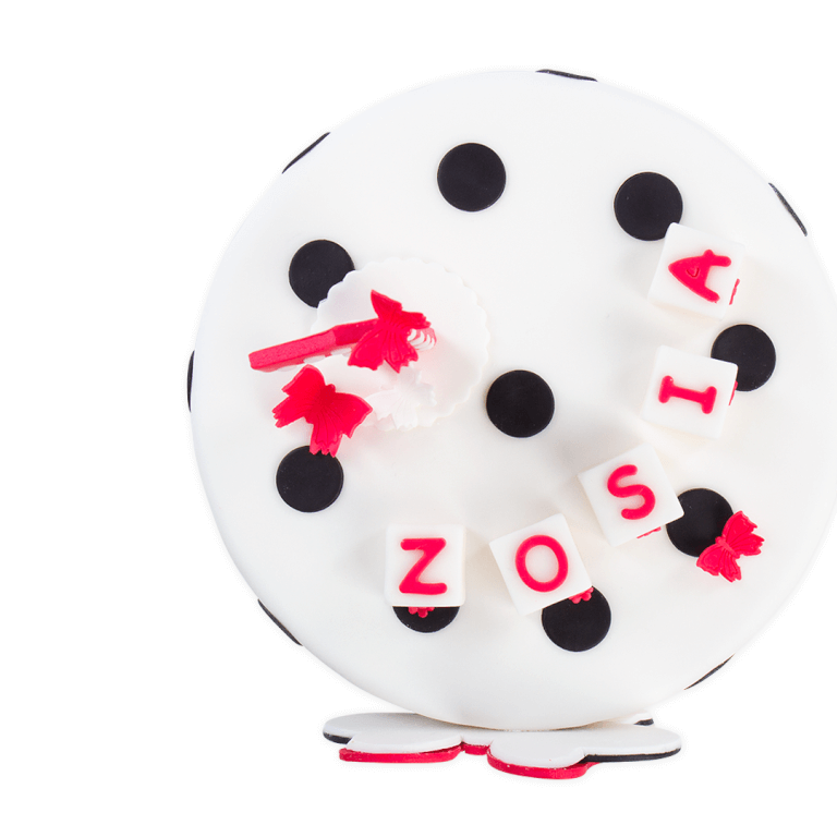 Girl Mouse with dots cake - Extra-decorative cakes - Cakes - Zdjęcie 1